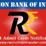 Union Bank of India Exam Admit Card 2019