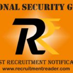 NSG Recruitment Notification