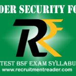 BSF Constable (Tradesman) Exam Syllabus