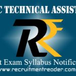 CDAC Technical Assistant Syllabus