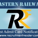 Eastern Railway Admit Card