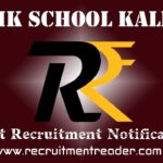 Sainik School Kalikiri Recruitment