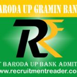 Baroda UP Bank Apprentice Admit Card