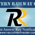 Eastern Railway GDCE Answer Key