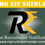 HQ ATC Shimla Recruitment