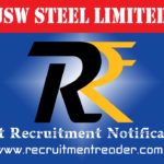 JSW Steel Recruitment