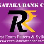 Karnataka Bank Clerk Exam Pattern & Syllabus
