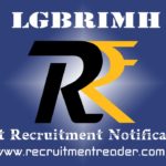 LGBRIMH Recruitment