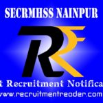 Railway School Nainpur Recruitment