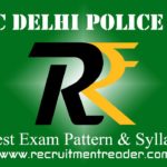 SSC Delhi Police Head Constable Exam Syllabus