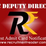 ESIC Deputy Director Admit Card