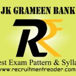 J&K Grameen Bank Officer & OA Exam Pattern