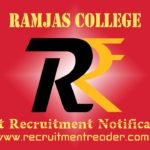 RAMJAS College Recruitment