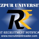 TEZPUR University Assam Recruitment