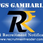 TGS Gamharia Recruitment