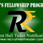 TNCMFP Fellows Hall Ticket