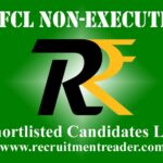 BVFCL Non-Executive Shortlisted Candidates List