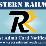 Eastern Railway DV Admit Card