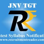 JNV TGT CBT Syllabus 2022