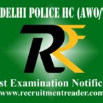 SSC Delhi Police HC (AWO/TPO) Exam 2022