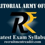 Territorial Army Officer Exam Syllabus
