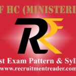 BSF HC (Ministerial) Exam Pattern & Syllabus 2022