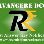 Davangere DCCB Answer Key