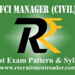 FCI Manager (Civil) Exam Pattern