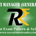 FCI Manager (General) Exam Pattern