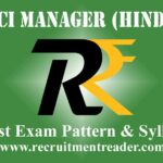 FCI Manager (Hindi) Exam Pattern