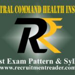 HQ Central Command Health Inspector Exam Pattern
