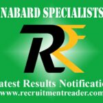 NABARD Specialists Results