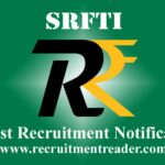 SRFTI Recruitment