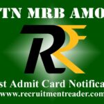 TN MRB AMO Hall Ticket 2022