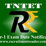 TNTET Paper-1 Exam Date