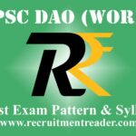 TSPSC DAO (Works) Exam Pattern & Syllabus