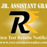 SCCL Jr. Assistant Gr.II Written Test Results