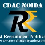 CDAC Noida Recruitment
