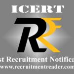 ICERT Recruitment
