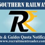 Southern Railway Scouts & Guides Quota Recruitment