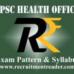 TNPSC Health Officer Exam Pattern