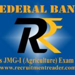 Federal Bank Officer (Agriculture) Exam Pattern