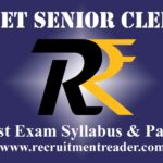 DVET Senior Clerk Exam Syllabus & Pattern