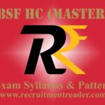 BSF HC (Master) Exam Syllabus