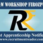 C&W Workshop Firozpur Apprenticeship