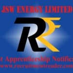 JSW Energy Recruitment