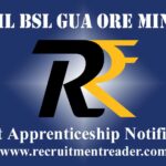 SAIL BSL Gua Ore Mines Apprenticeship