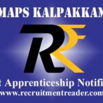 MAPS Kalpakkam Apprenticeship