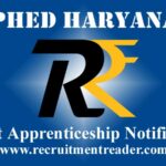 PHED Haryana Apprenticeship