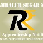 Perambalur Sugar Mills Apprenticeship